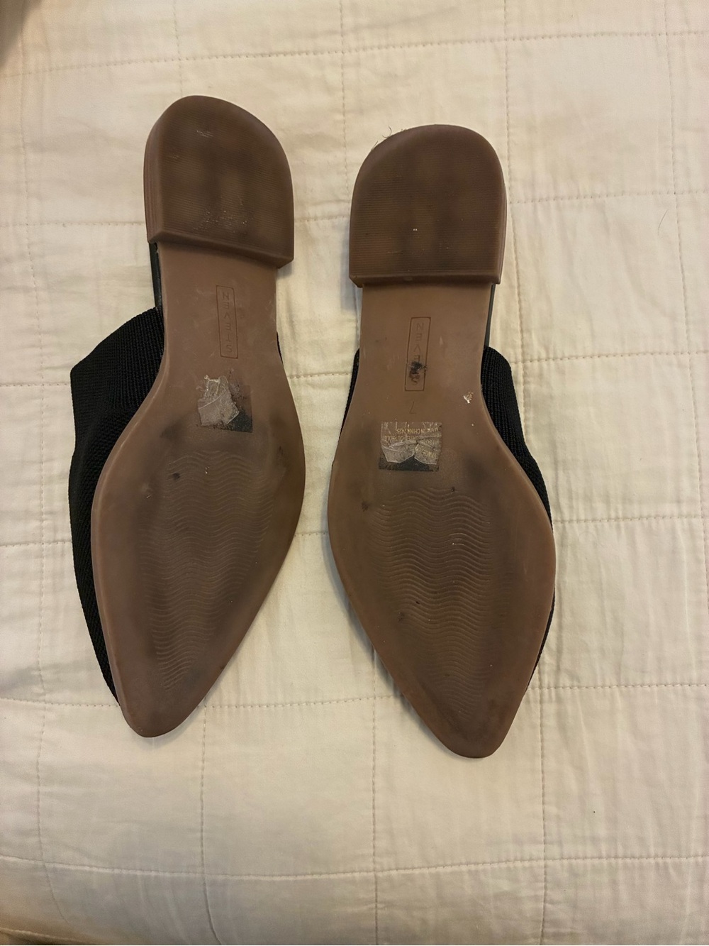 Steven Classic Black Knit Slip-On Mules - Women - Picture 3 of 5